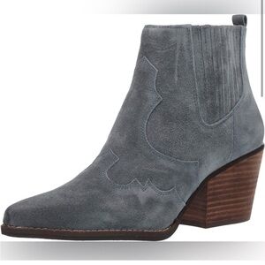 Sam Edelman "Winona" western bootie - Blue suede